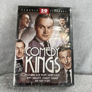Comedy Kings 50-Movie Collection DVD 12-Disc New Sealed Bob Hope Charlie